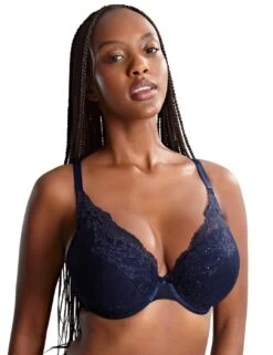 Panache Ana High Apex Plunge Bra - Midnight Sequin