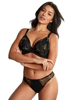 Panache Meadow Brazilian Brief - Black 9 Panache Meadow Brazilian Brief - Black -Belle Lingerie Store 64316 panache meadow brazilian brief black 4