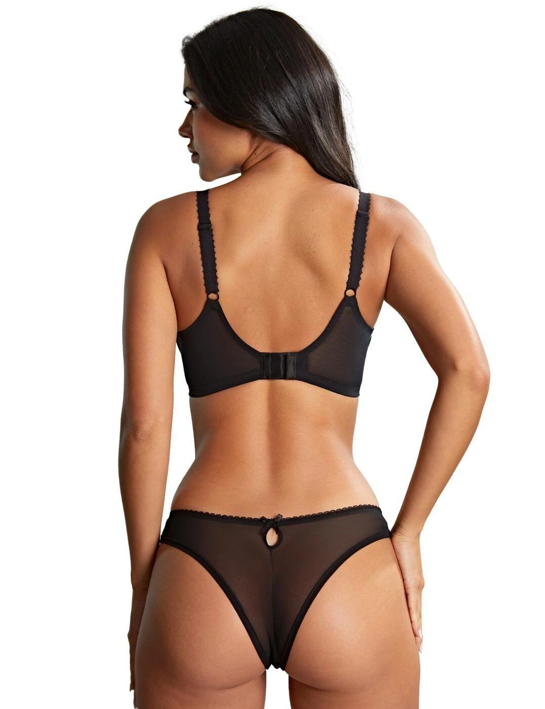 Panache Meadow Brazilian Brief - Black 5 Panache Meadow Brazilian Brief - Black - Image 5