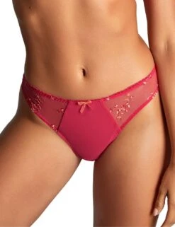 Panache Meadow Brazilian Brief - Raspberry