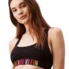 Calvin Klein Intense Power Pride Unlined Bralette - Black / Ombre Pride