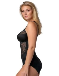 Miss Mary Of Sweden Fantastic Flair Bodysuit - Black -Belle Lingerie Store 64357 miss mary of sweden fantastic flair bodysuit black 3