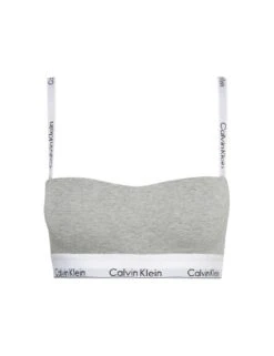 Calvin Klein Modern Cotton Lightly Lined Bandeau Bra - Grey Heather 16 Calvin Klein Modern Cotton Lightly Lined Bandeau Bra - Grey Heather -Belle Lingerie Store 64366 calvin klein modern cotton lightly lined bandeau bra grey heather 7