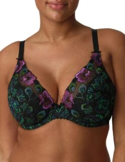 Prima Donna San Angel Plunge Bra - Peacock Feather -Belle Lingerie Store 64383 prima donna san angel plunge bra peacock feather 5