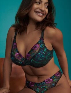 Prima Donna San Angel Thong - Peacock Feather -Belle Lingerie Store 64384 prima donna san angel thong peacock feather 9