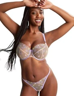 Panache Belle Thong - Butterflies -Belle Lingerie Store 64445 panache belle thong butterflies 6