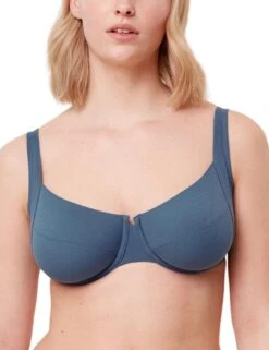 Triumph Natural Spotlight Moulded Bra - Liberty Blue -Belle Lingerie Store 64463 triumph natural spotlight moulded bra liberty blue 3