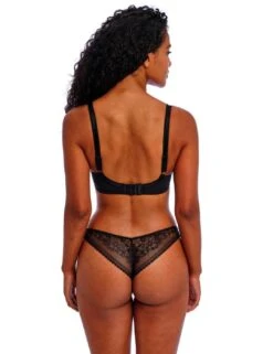 Freya Sydnie Brazilian Brief - Black -Belle Lingerie Store 64506 freya sydnie brazilian brief black 5