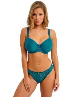 Freya Loveland Brazilian Brief - Bombshell Teal 11 Freya Loveland Brazilian Brief - Bombshell Teal -Belle Lingerie Store 64511 freya loveland brazilian brief bombshell teal 5