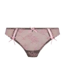 Freya Offbeat Decadence Brazilian Brief - Grey/Pink -Belle Lingerie Store 64514 freya offbeat decadence brazilian brief greypink 4