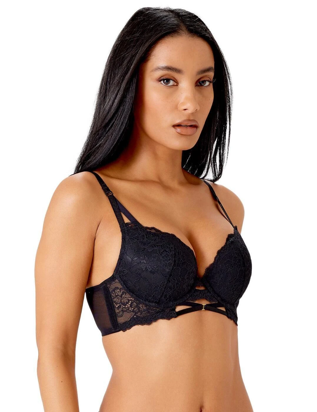 Gossard Suspense Longline Padded Plunge Bra - Black 3 Gossard Suspense Longline Padded Plunge Bra - Black - Image 3
