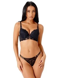 Gossard Suspense Longline Padded Plunge Bra - Black 16 Gossard Suspense Longline Padded Plunge Bra - Black -Belle Lingerie Store 64518 gossard suspense longline padded plunge bra black 7