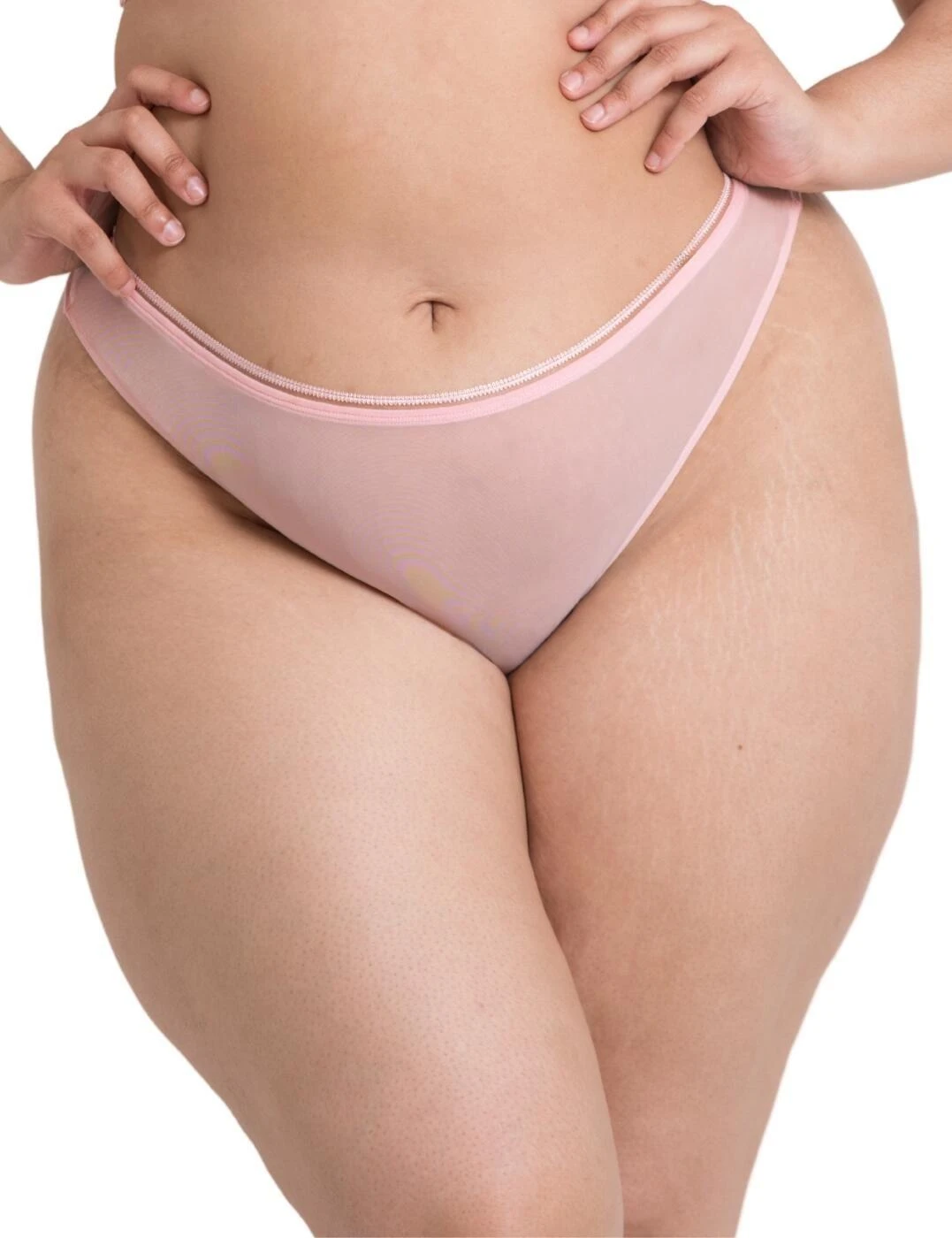 Curvy Kate Lifestyle Thong - Blush Pink 1 Curvy Kate Lifestyle Thong - Blush Pink