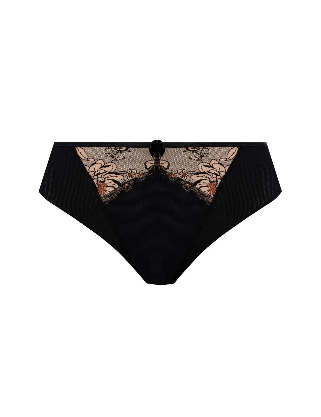 Elomi Teagan Thong - Black/Almond 4 Elomi Teagan Thong - Black/Almond - Image 4