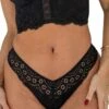 Pour Moi Swoon Thong - Black