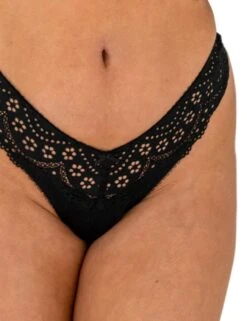 Pour Moi Swoon Thong - Black -Belle Lingerie Store 64812 pour moi swoon thong black 5