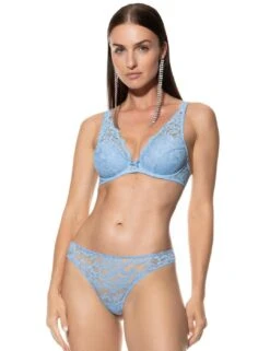 Mey Amazing Thong - Angel Blue 8 Mey Amazing Thong - Angel Blue -Belle Lingerie Store 64833 mey amazing thong angel blue 4