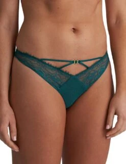 Marie Jo Junoo Thong - Jasper Green -Belle Lingerie Store 64842 marie jo junoo thong jasper green 3
