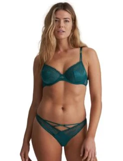Marie Jo Junoo Thong - Jasper Green -Belle Lingerie Store 64842 marie jo junoo thong jasper green 6