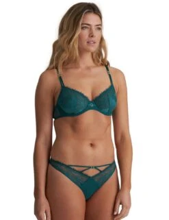 Marie Jo Junoo Thong - Jasper Green -Belle Lingerie Store 64842 marie jo junoo thong jasper green 8