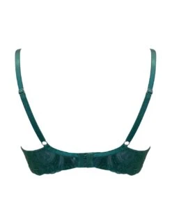 Pour Moi New Romance Padded Push Up Plunge Bra - Forest/Slate -Belle Lingerie Store 64844 pour moi new romance padded push up plunge bra forestslate 6