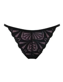 Pour Moi New Romance G String Thong - Black/Rose 11 Pour Moi New Romance G String Thong - Black/Rose -Belle Lingerie Store 64869 pour moi new romance g string thong blackrose 5