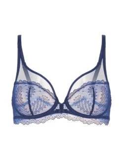 Simone Perele Canopee Plunging Underwired Bra - Midnight 16 Simone Perele Canopee Plunging Underwired Bra - Midnight -Belle Lingerie Store 64977 simone perele canopee plunging underwired bra midnight 7