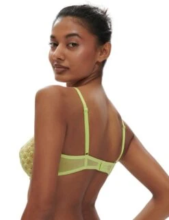 Simone Perele Rose Non Wired Bra - Lime -Belle Lingerie Store 64993 simone perele rose non wired bra lime 3
