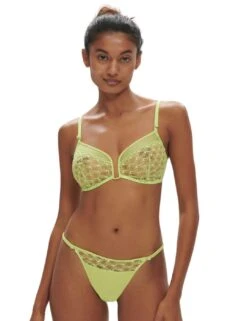 Simone Perele Rose Non Wired Bra - Lime -Belle Lingerie Store 64993 simone perele rose non wired bra lime 5