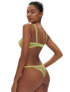Simone Perele Rose Non Wired Bra - Lime -Belle Lingerie Store 64993 simone perele rose non wired bra lime 6