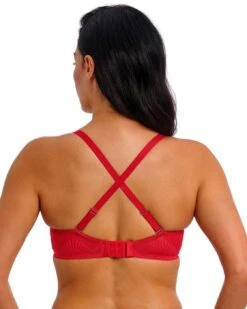 Wacoal Sensu Lace Underwired Plunge Bra - Salsa -Belle Lingerie Store 65046 wacoal sensu lace underwired plunge bra salsa 3