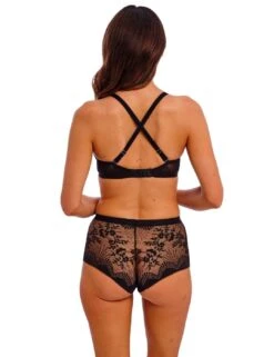 Wacoal Sensu Lace Shorty Brief - Black -Belle Lingerie Store 65049 wacoal sensu lace shorty brief black 6