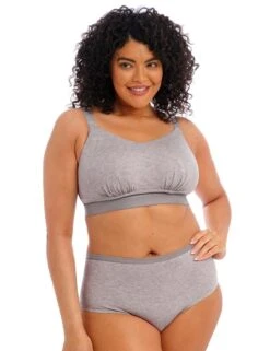 Elomi Downtime Shorty Brief - Grey Marl -Belle Lingerie Store 65051 elomi downtime shorty brief grey marl 4