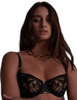 Aubade Coeur A Corps Half Cup Bra - Noir