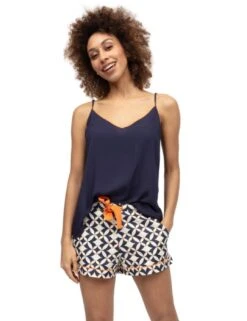 Cyberjammies Taylor Camisole Top - Navy -Belle Lingerie Store 65185 cyberjammies taylor camisole top navy 4