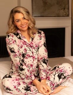 Cyberjammies Penelope Panda Print Pyjama Bottoms - White Mix 17 Cyberjammies Penelope Panda Print Pyjama Bottoms - White Mix -Belle Lingerie Store 65194 cyberjammies penelope panda print pyjama bottoms white mix 9