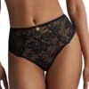 Aubade Gold Pleasure High Waist Brief - Black Light