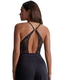 Aubade Gold Pleasure Bodysuit - Black Light -Belle Lingerie Store 65202 aubade gold pleasure bodysuit black light 8