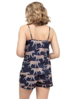 Cyberjammies Taylor Leopard Print Cami - Navy Mix -Belle Lingerie Store 65212 cyberjammies taylor leopard print cami navy mix 5
