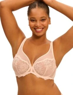 Simone Perele Intrigue Plunging Underwired Bra - Sakura Pink -Belle Lingerie Store 65237 simone perele intrigue plunging underwired bra sakura pink 2