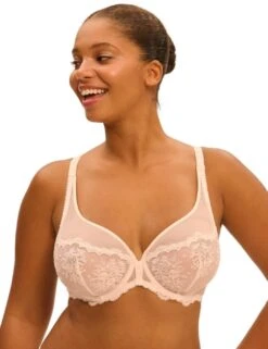 Simone Perele Intrigue Plunging Underwired Bra - Sakura Pink -Belle Lingerie Store 65237 simone perele intrigue plunging underwired bra sakura pink 4