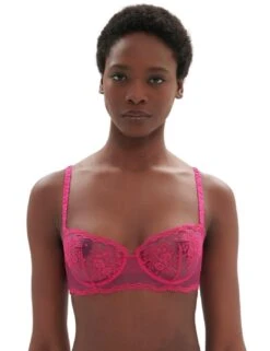 Simone Perele Intrigue Half Cup Bra - Disco Pink