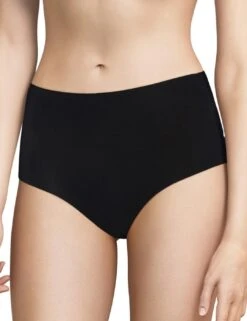 Chantelle Soft Stretch High Waist Brief 3 Pack - Black