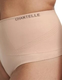 Chantelle Smooth Comfort Shapewear High Waist Thong - Clay Nude -Belle Lingerie Store 65291 chantelle smooth comfort shapewear high waist thong clay nude 4