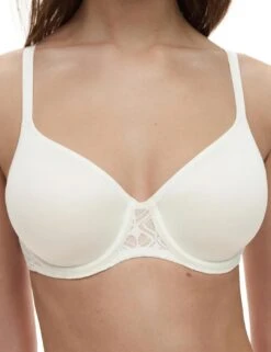 Chantelle Ace Padded Spacer Bra - Milk -Belle Lingerie Store 65367 chantelle ace padded spacer bra milk 4