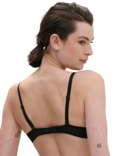Simone Perele Dahlia Plunge Bra - Copper Black -Belle Lingerie Store 65377 simone perele dahlia plunge bra copper black 2