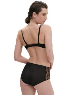 Simone Perele Dahlia Plunge Bra - Copper Black -Belle Lingerie Store 65377 simone perele dahlia plunge bra copper black 6