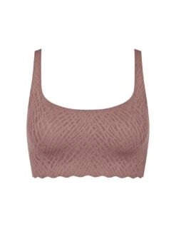 Sloggi Zero Feel Bliss Bralette Top - Cacao -Belle Lingerie Store 65378 sloggi zero feel bliss bralette top cacao 3