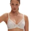 Simone Perele Destinee Plunging Underwired Bra - Natural