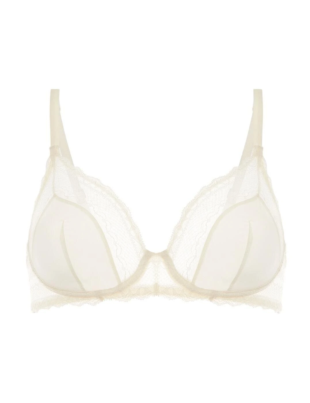 Simone Perele Destinee Plunging Underwired Bra - Natural 7 Simone Perele Destinee Plunging Underwired Bra - Natural - Image 7